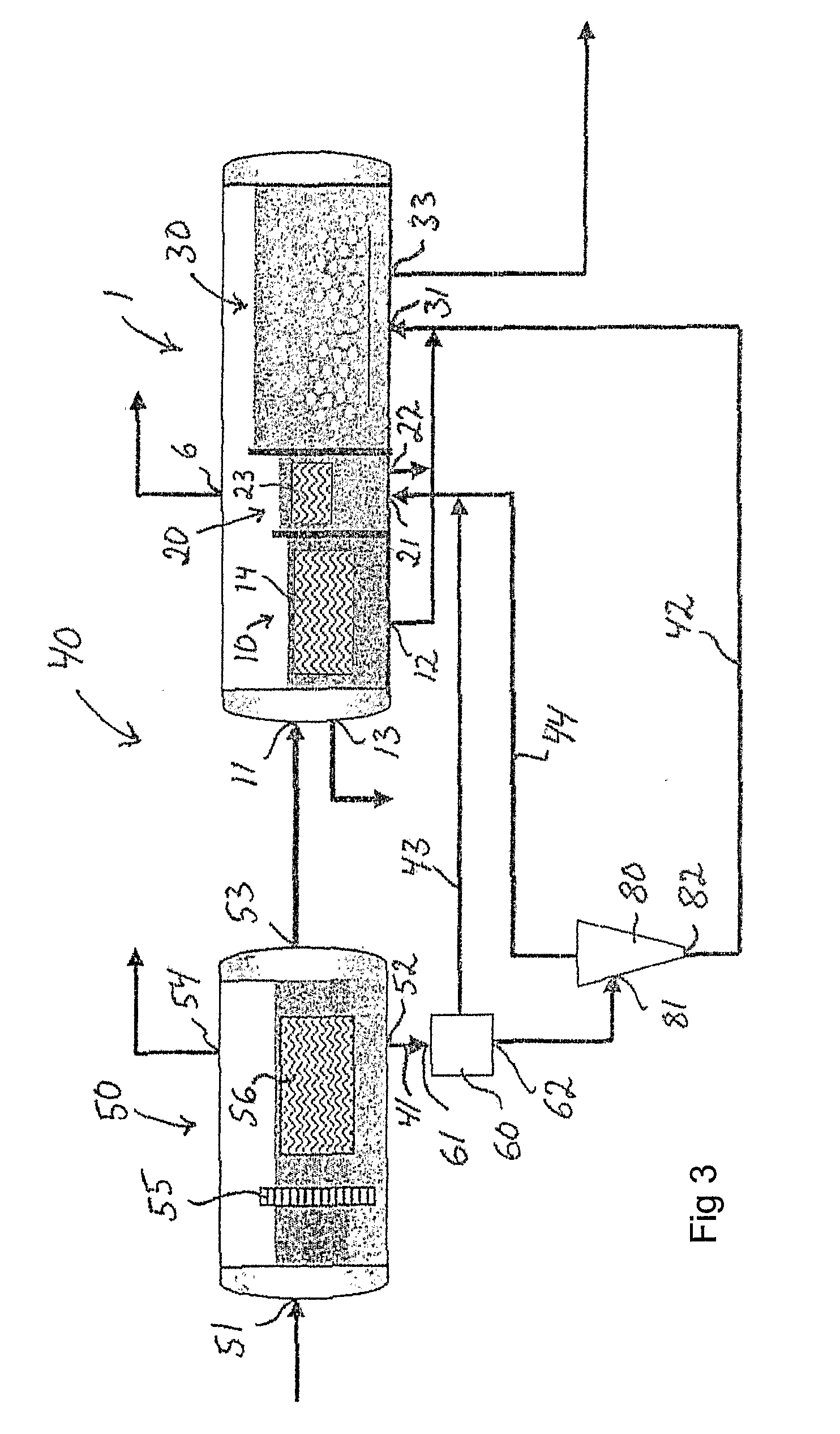 Fluid treatment tank and a well fluid processing system comprising such a tank