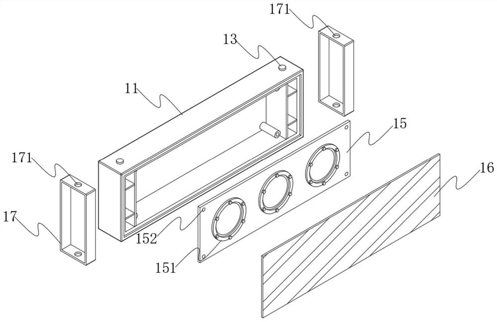 Split type deck lamp