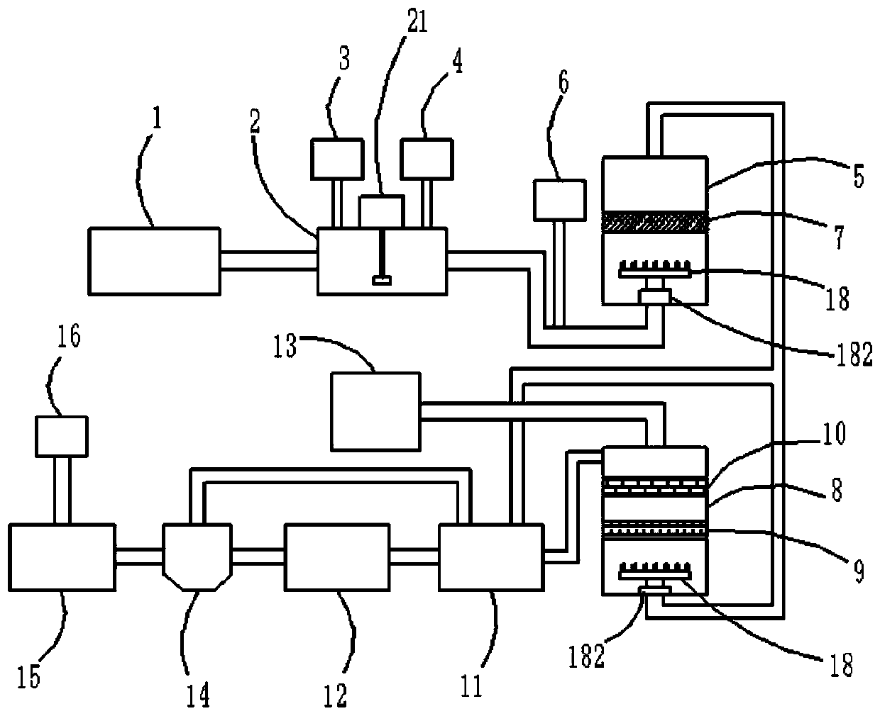 A pharmaceutical wastewater treatment device with high efficiency resource recovery and low energy consumption and its operation method