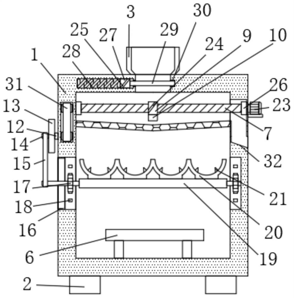 Continuous tea leaf fixation and strip tidying machine