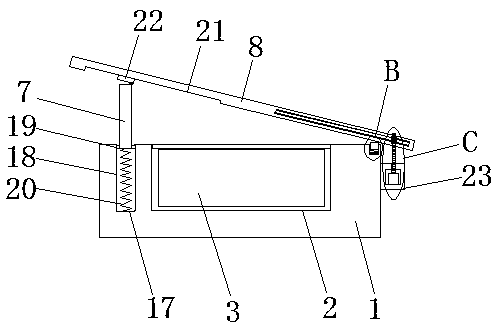 A splicing solar refrigeration device