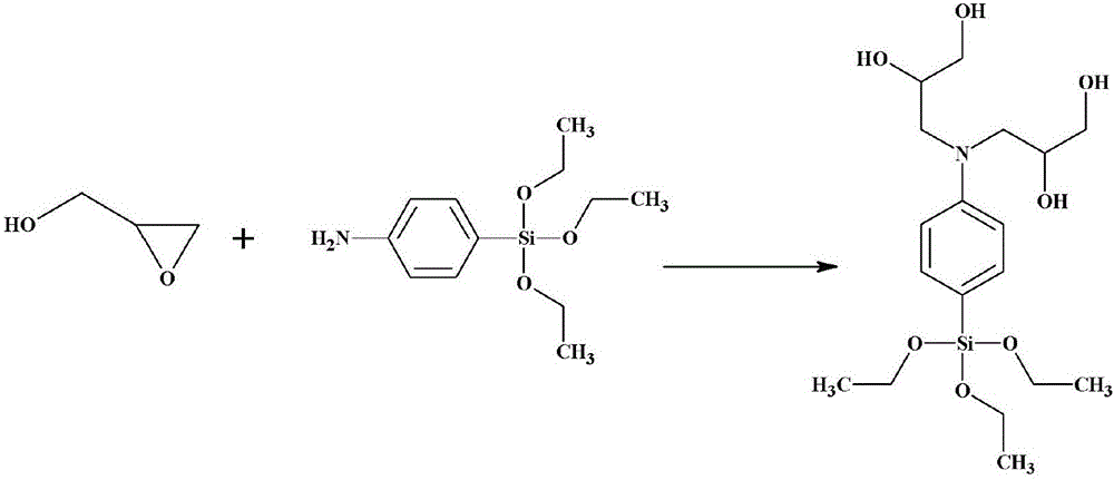 Polyhydroxyalkylphenyl polysilsesquioxane and preparation method and application thereof
