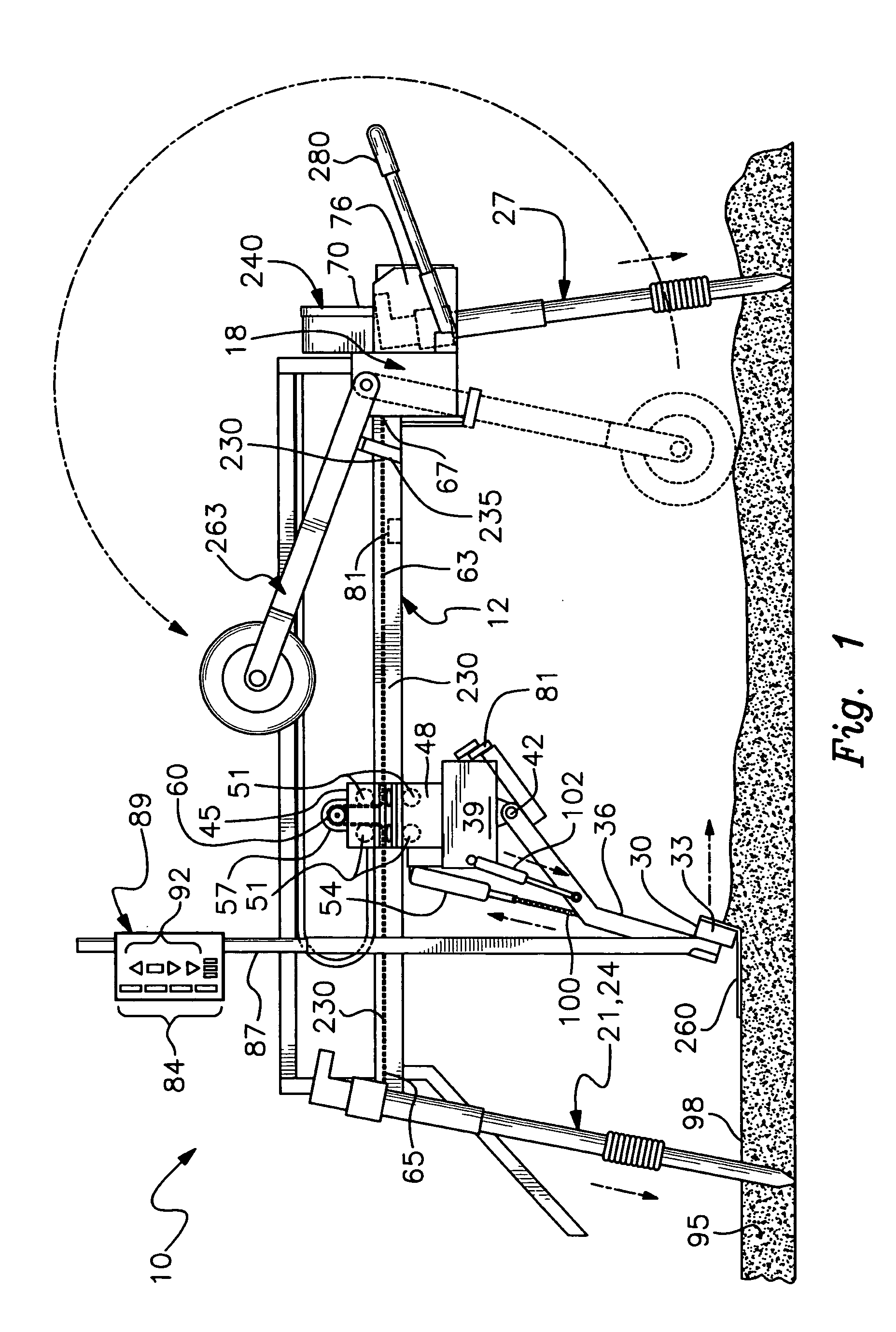 Lightweight self-leveling automatic screed apparatus