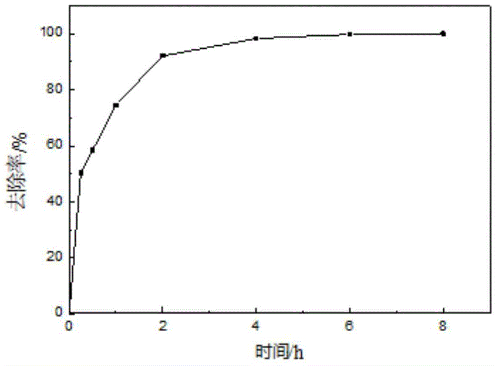 Preparation method of carboxymethyl chitosan gel beads coated with nano iron