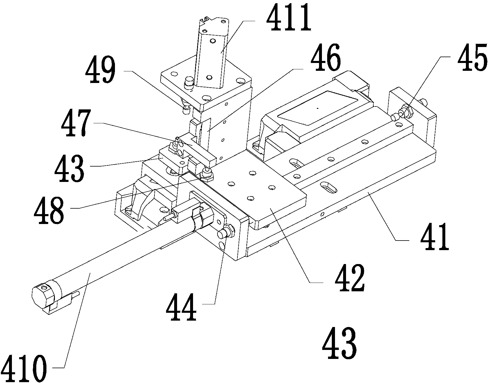 Laser marking device capable of feeding and discharging materials automatically