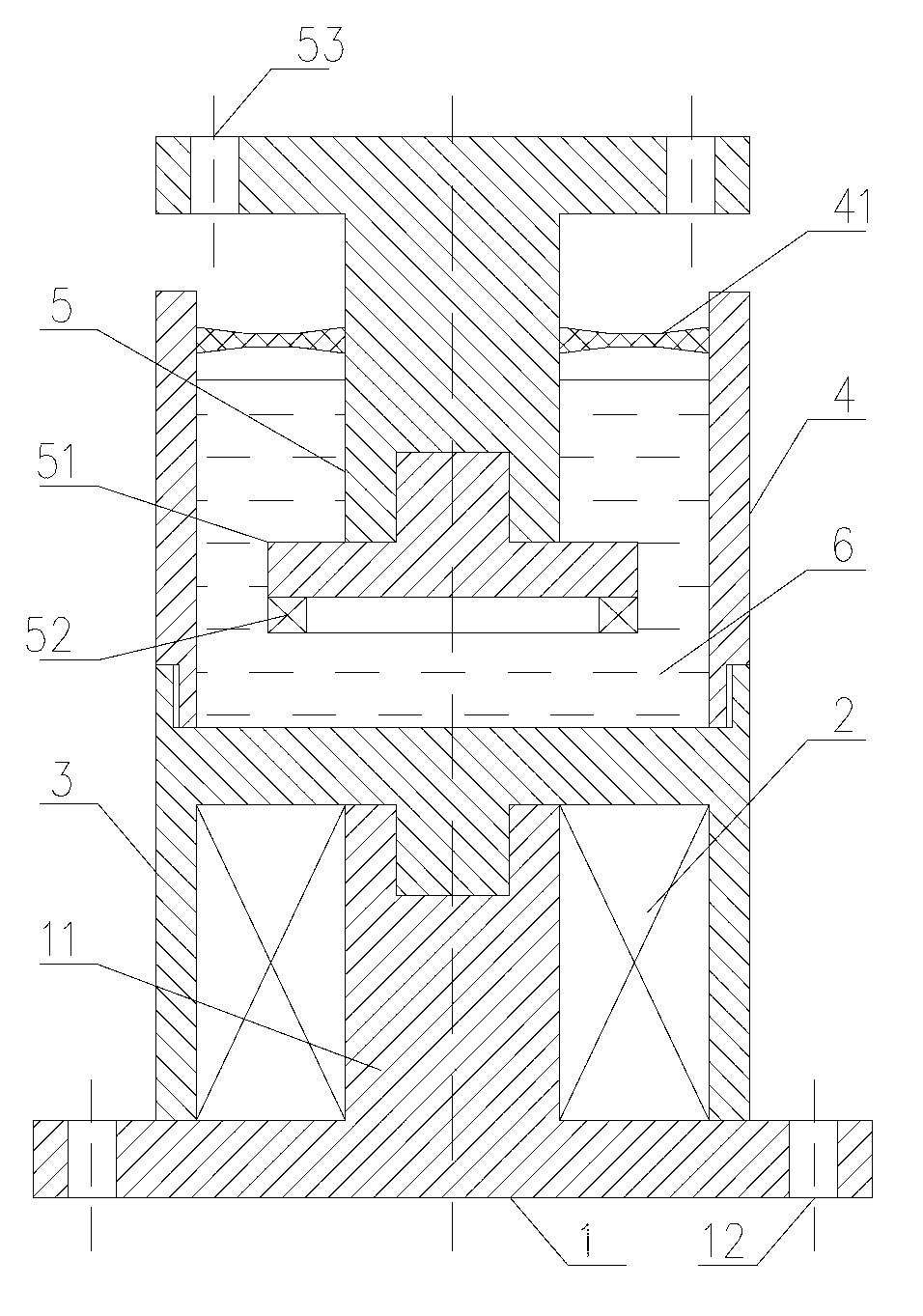 Magnetic suspension type intelligent vibration isolation device