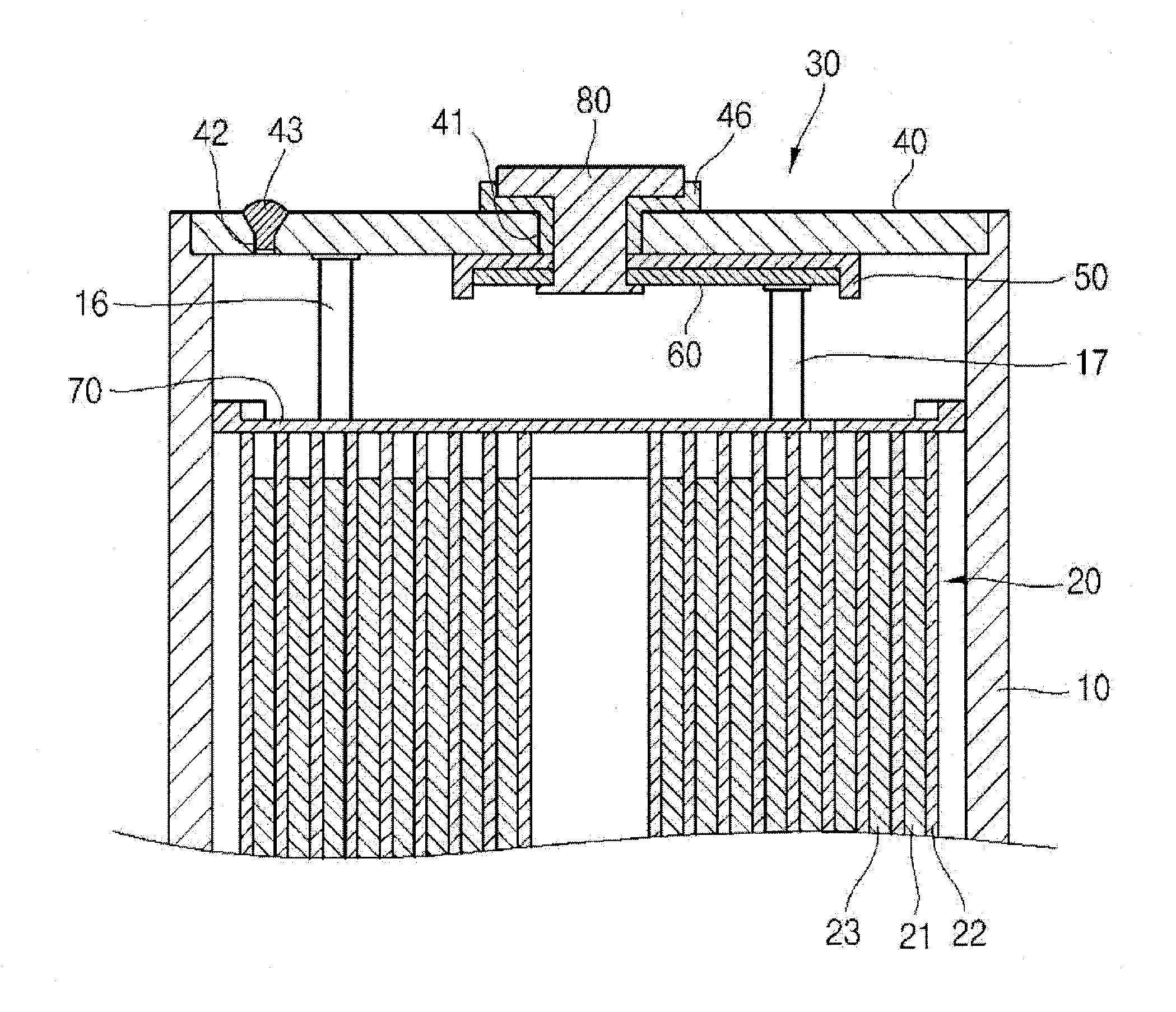 Binder composition for rechargeable battery and rechargeable lithium battery having the same