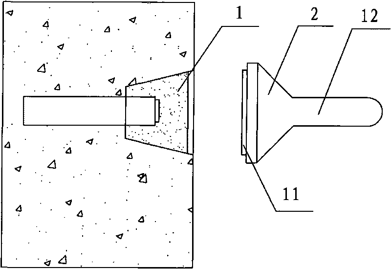 Method for blocking holes by using split bolts