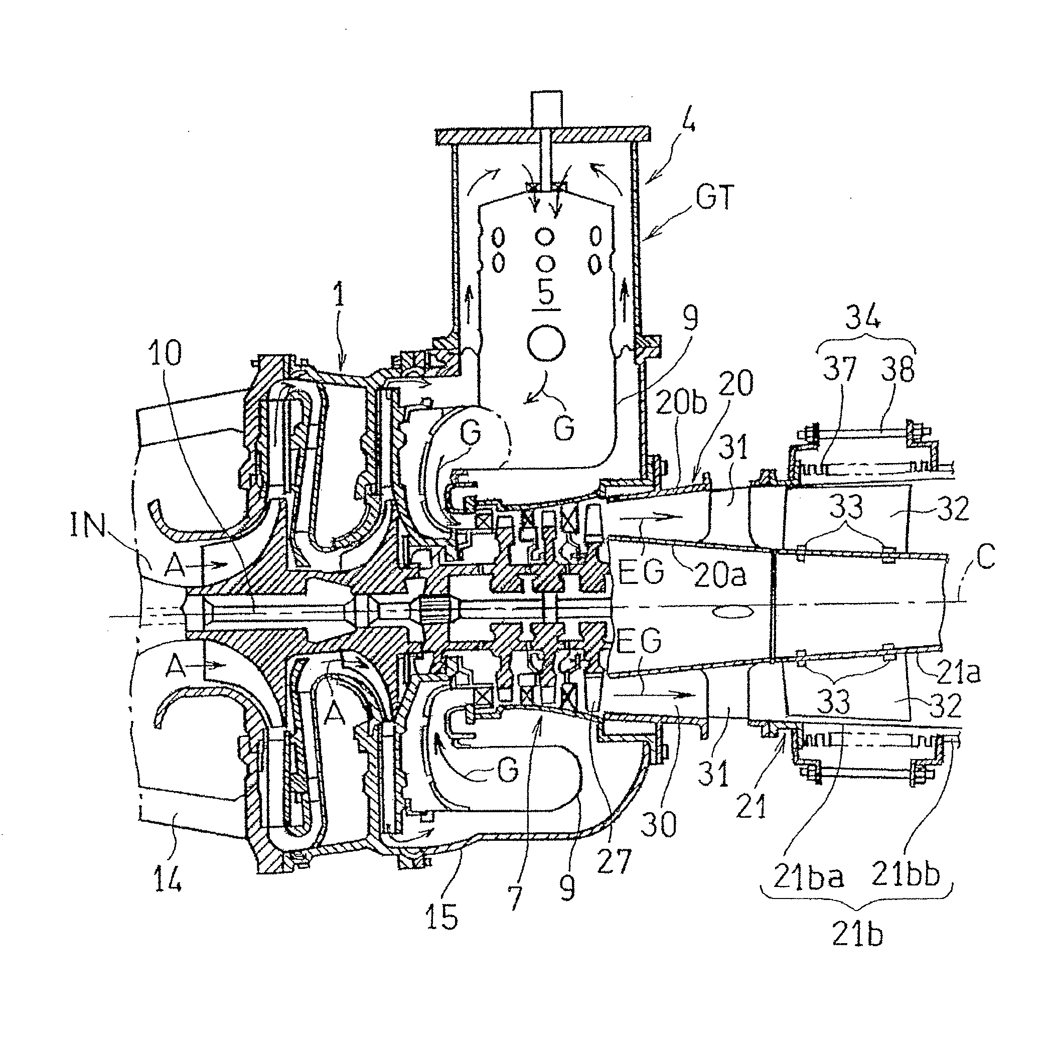 Gas turbine device