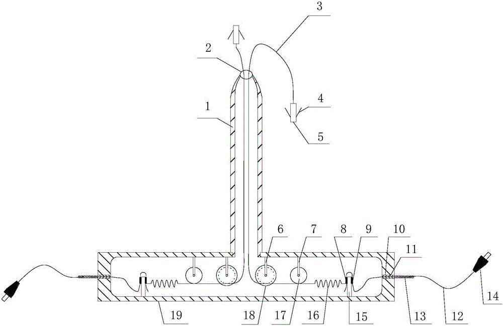 A mine fiber grating roof detachment monitoring device and monitoring method
