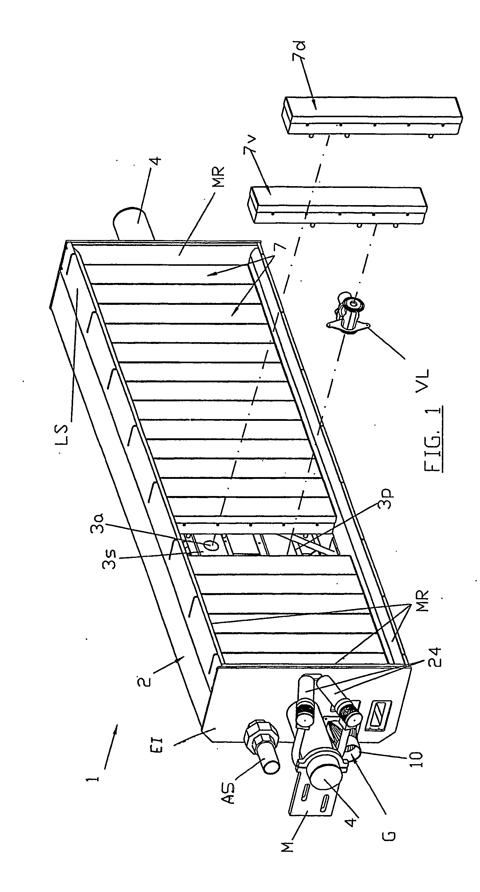 Modular infrared irradiation apparatus and its corresponding monitoring devices