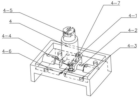 An automatic centering adjustment system of an engine stand