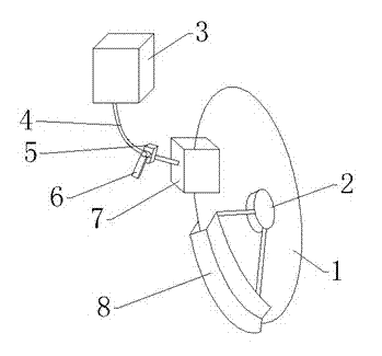Oil-applying and scrap-removing device for circular cutter