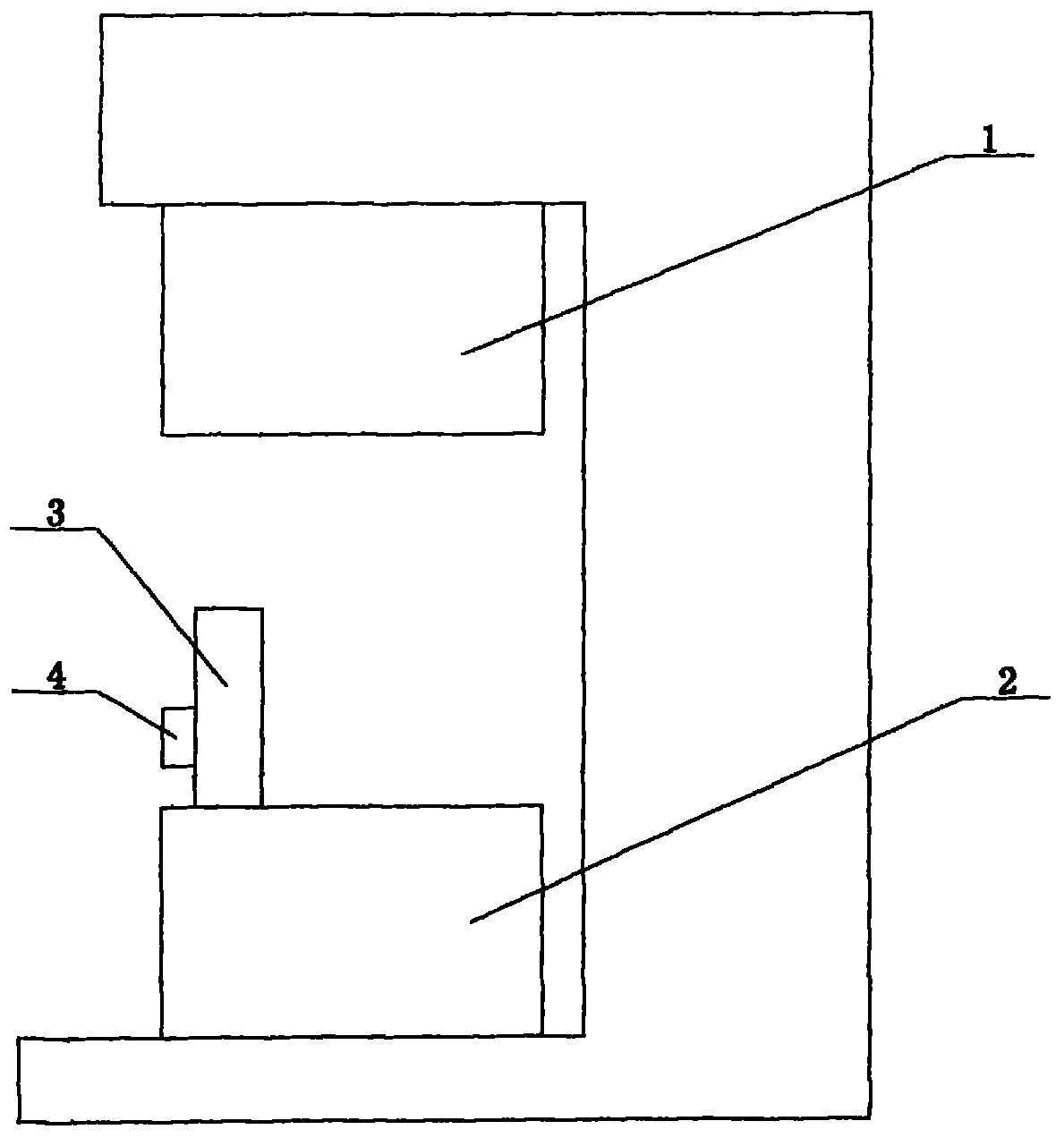 Bitch chain failure protective shutdown device for manipulator of braiding machine