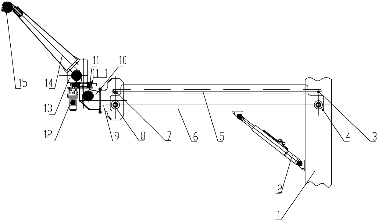 Link mechanism for window cleaning equipment