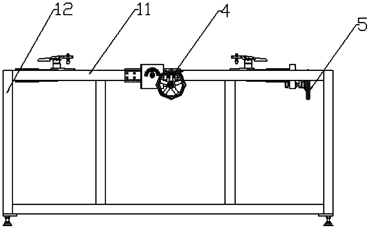 An adjustment platform for rain experiment