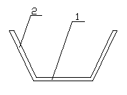 Scale type LED (light emitting diode) lamp panel