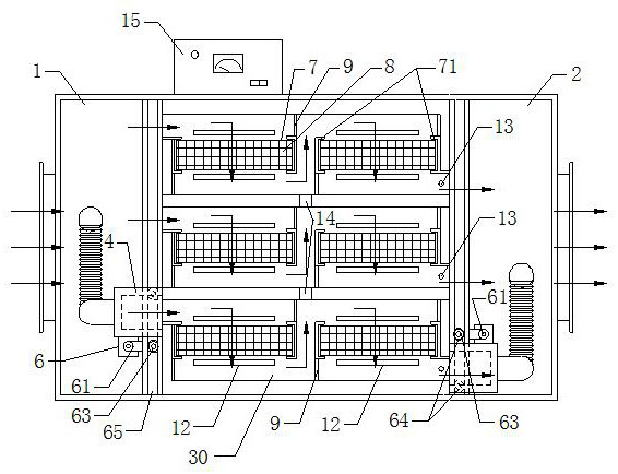 Multifunctional waste gas treatment equipment