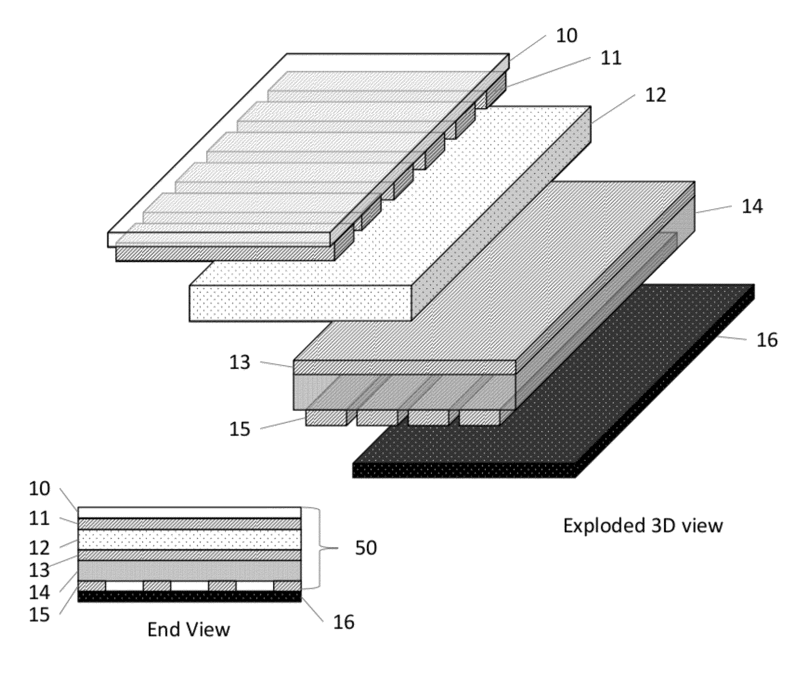 Display device including piezoelectric and liquid crystal layers