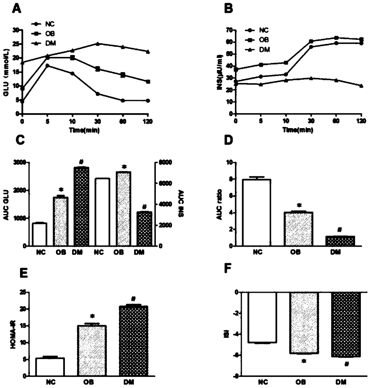 Method for establishing SD mouse fat and diabetes research model through diet and STZ induction