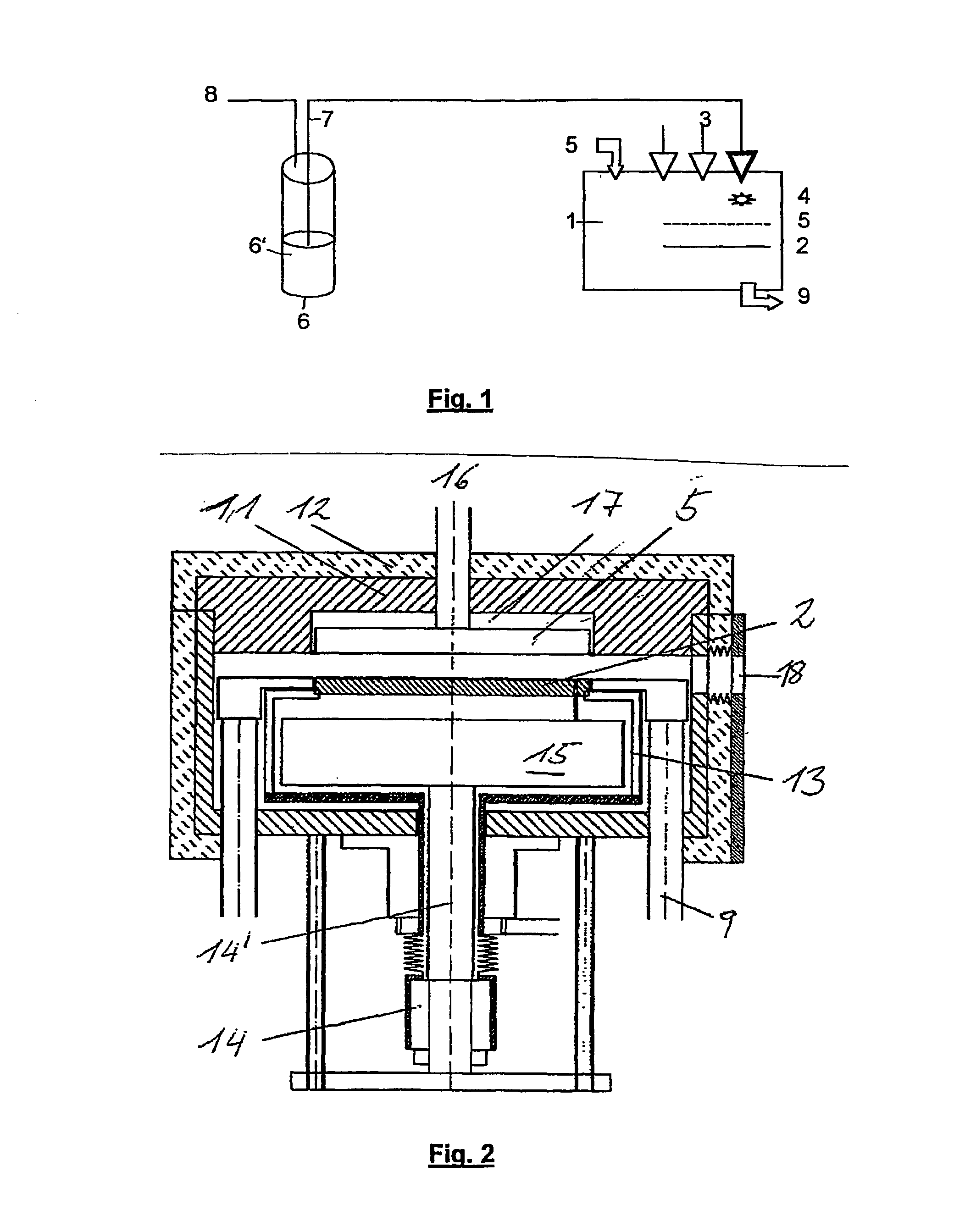 Method and device for depositing at least one precursor, which is in liquid or dissolved form, on at least one substrate