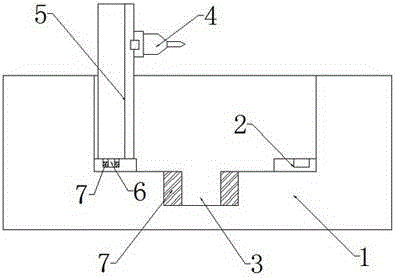 Drilling mold suitable for windshield wiper