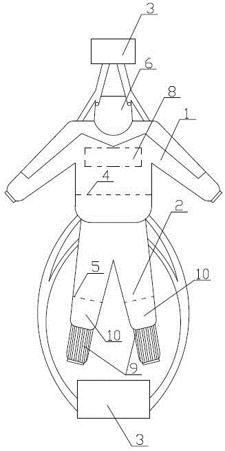 Parturition garment for relieving delivery aches