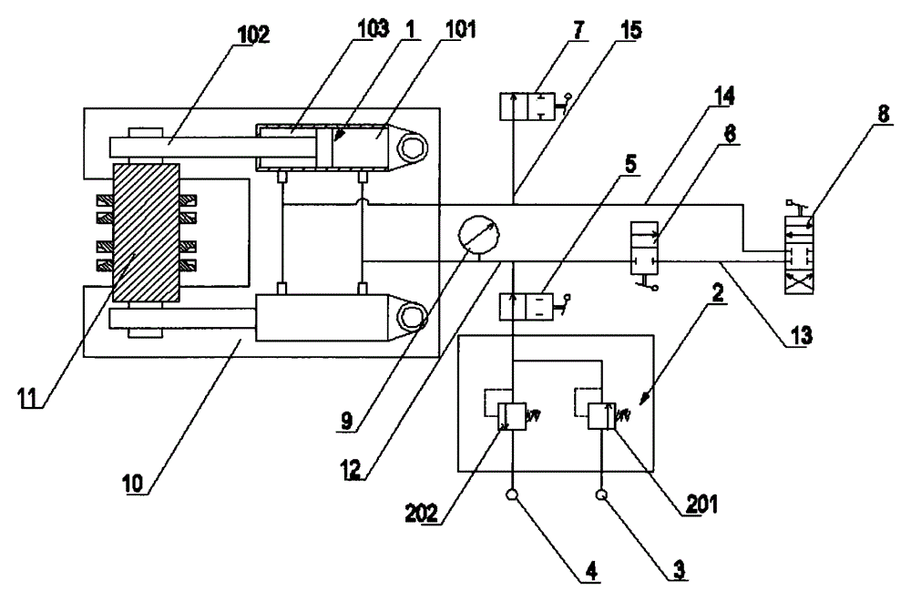 Chain tension automatic adjusting device of scraper conveyer