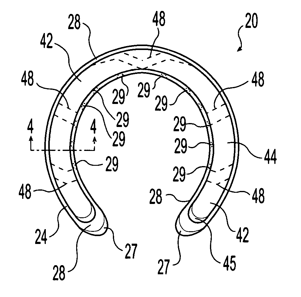 Composite horseshoe and method of manufacture