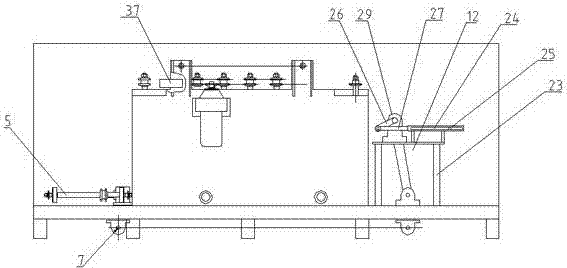 Turning butt-jointing machine for electrolytic manganese negative plate