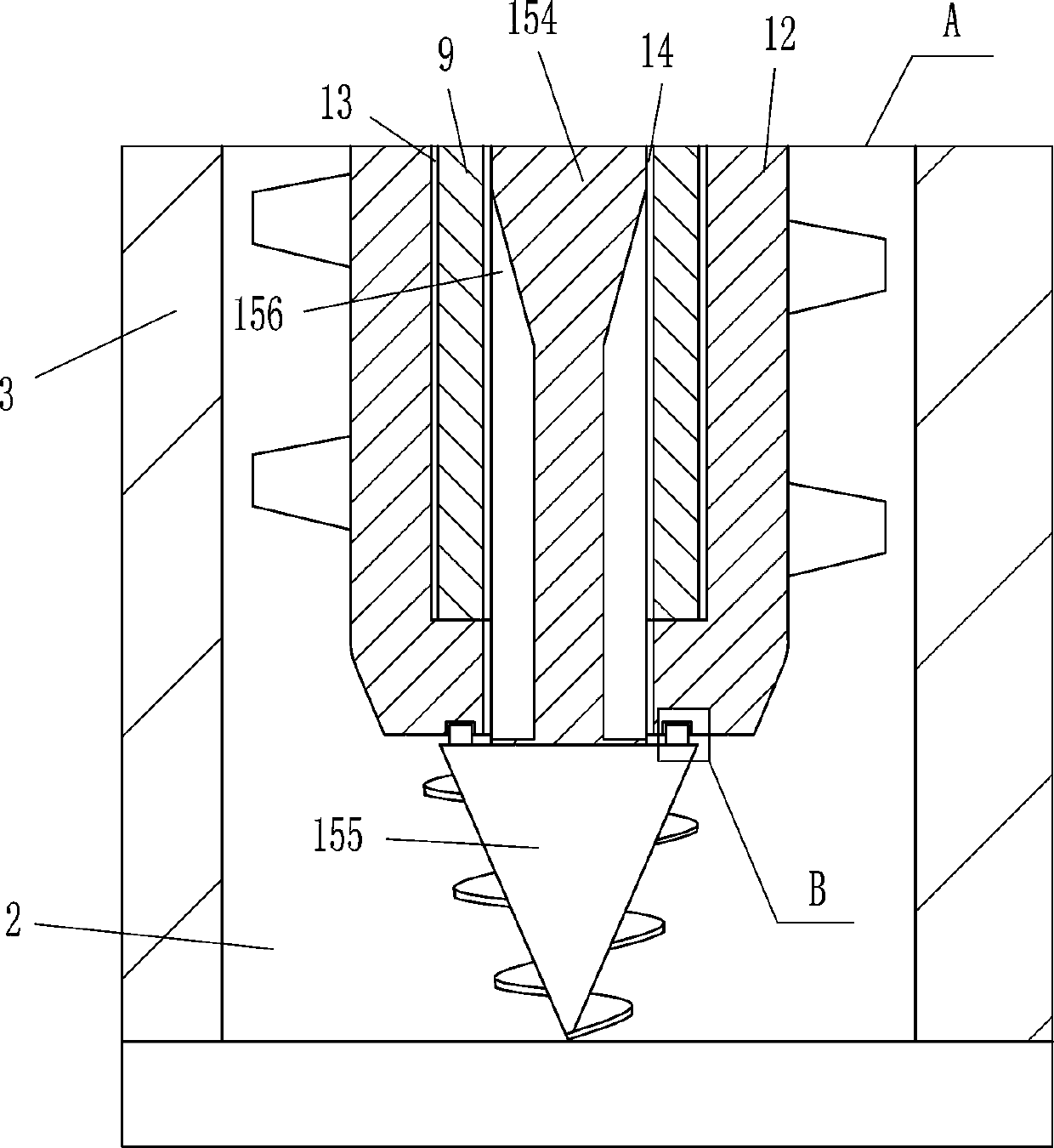 Soil sampling device