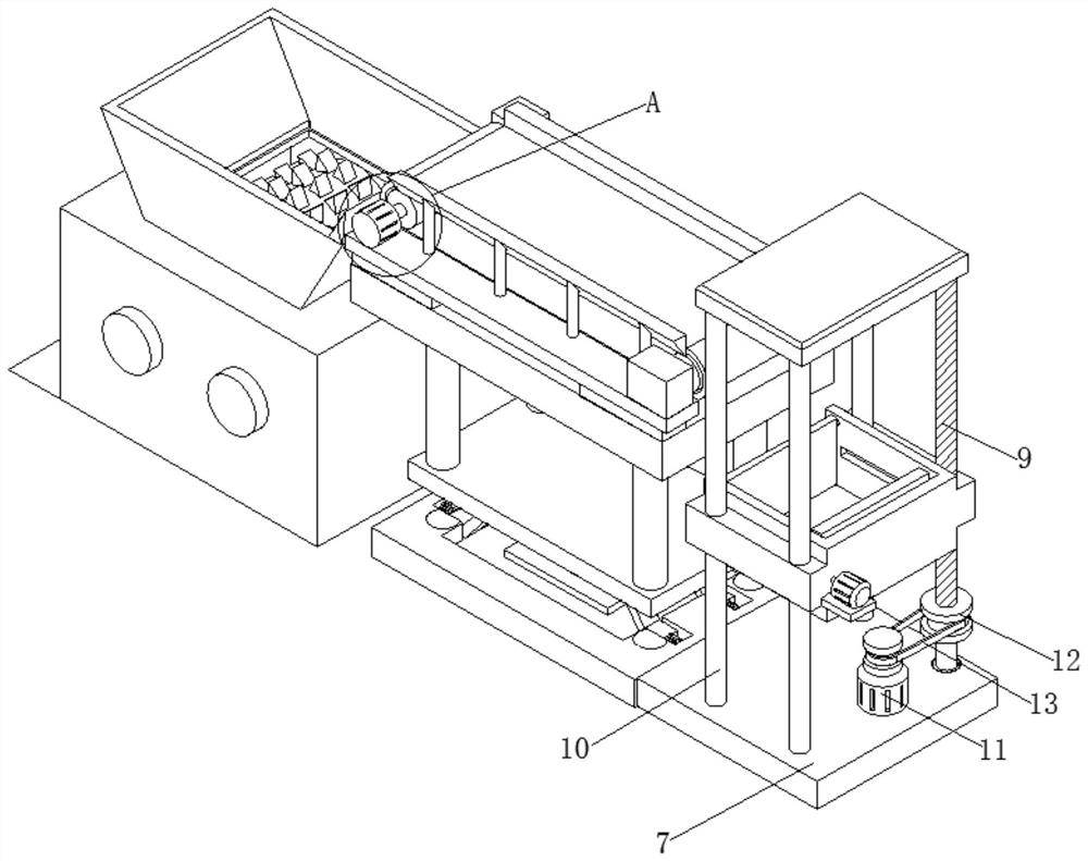 A rag device for woven garment processing