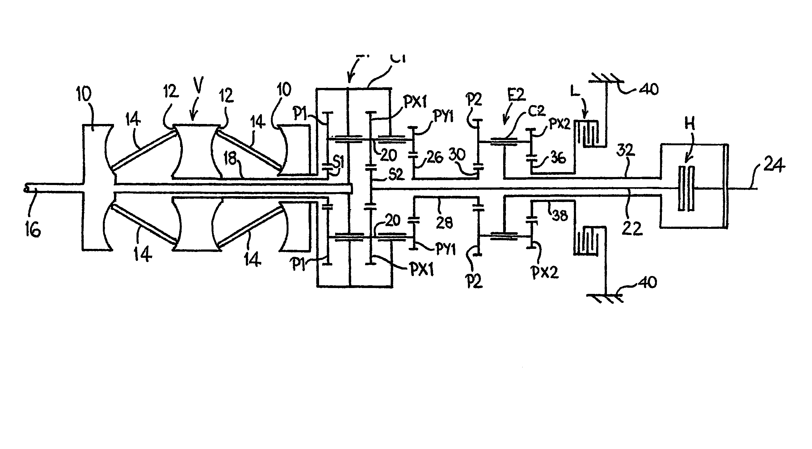 Continuously variable ratio transmission system