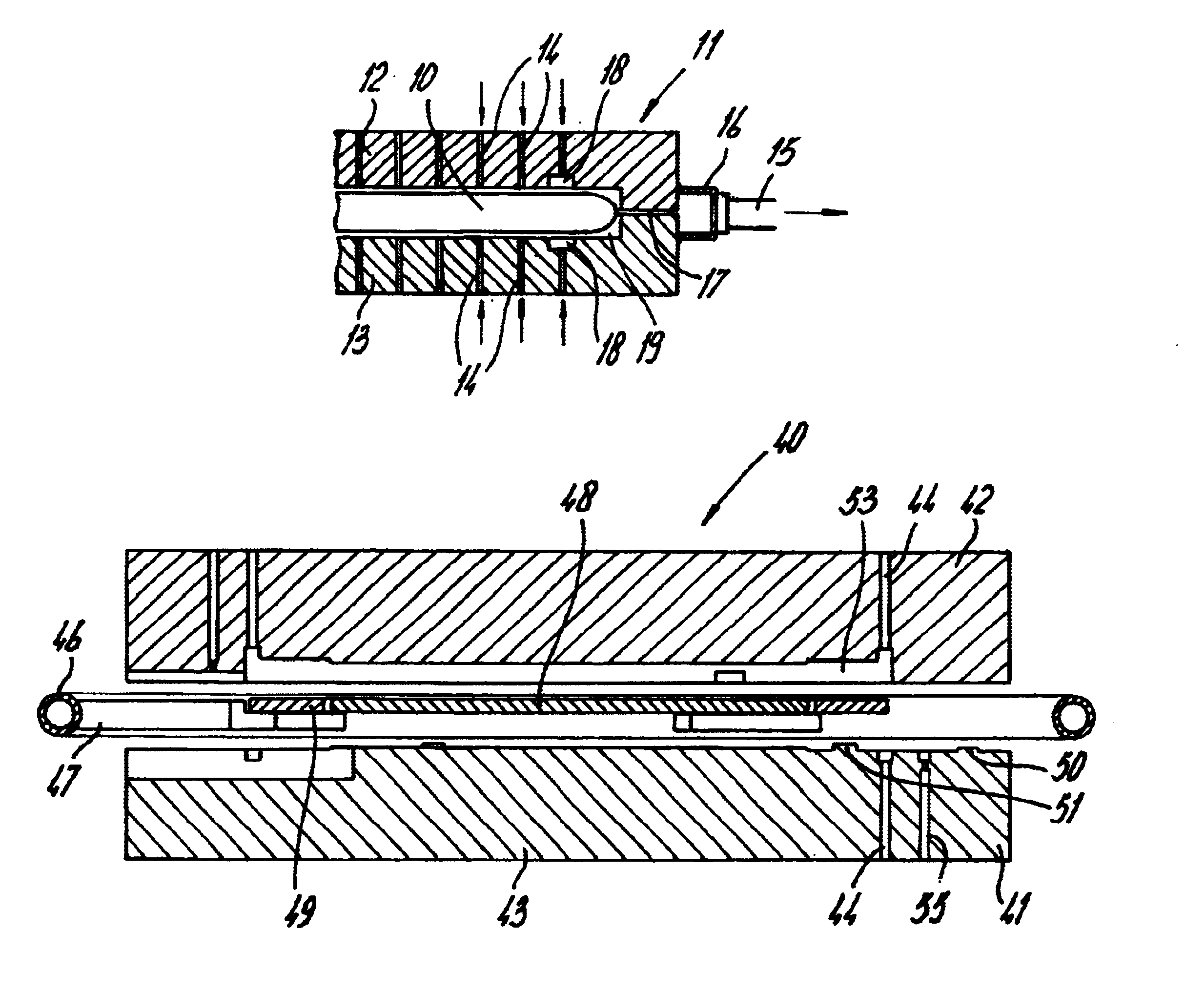 Device for positioning a wafer