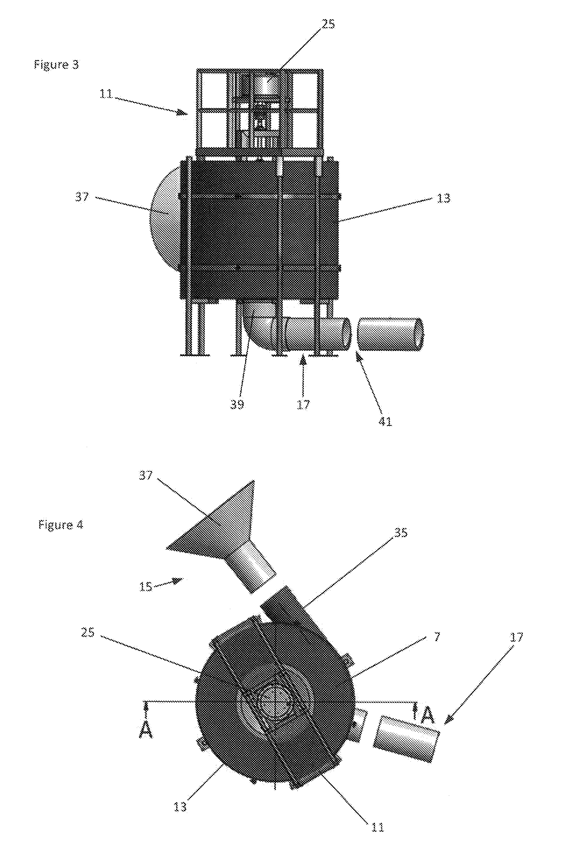 An assembly for generating electricity