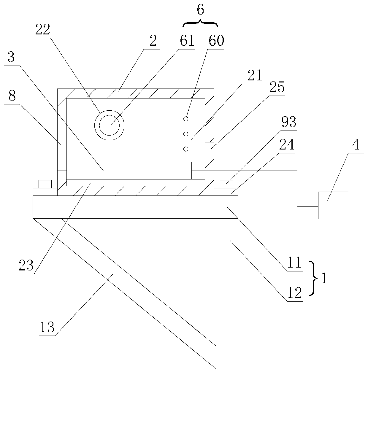 Detection device for linkage of protection pressing plate of transformer substation