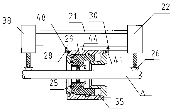 Device and method for testing mechanical properties of water filter pipes