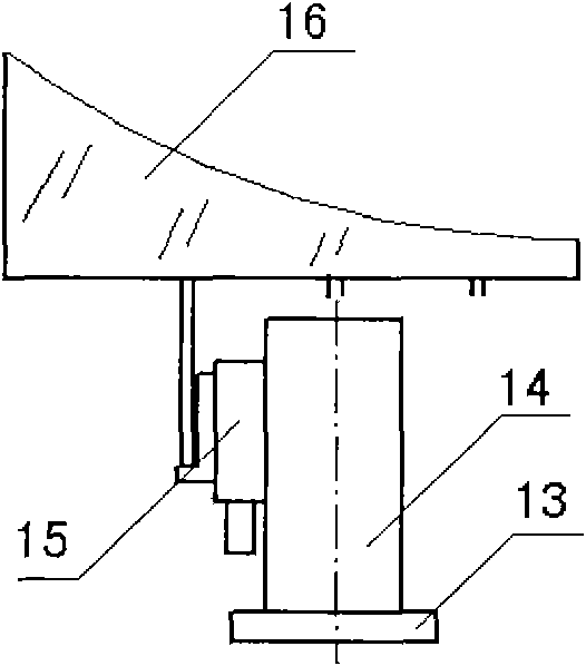 Detecting device for measuring difference of relative radius of curvature between sub-lenses of sphere surface spliced telescope