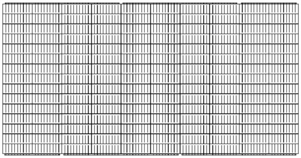 Crystalline silicon cell assembly and solar photovoltaic cell panel