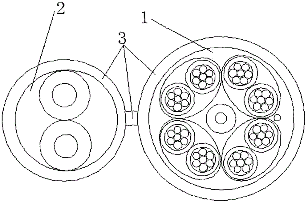 Photoelectric composite communication cable