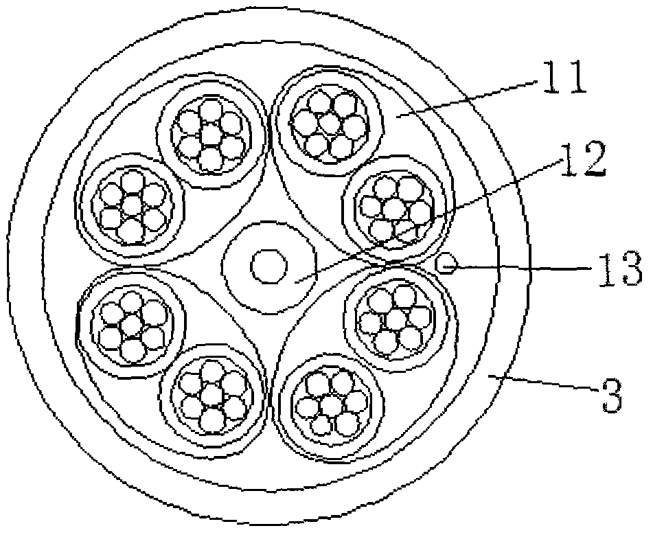 Photoelectric composite communication cable