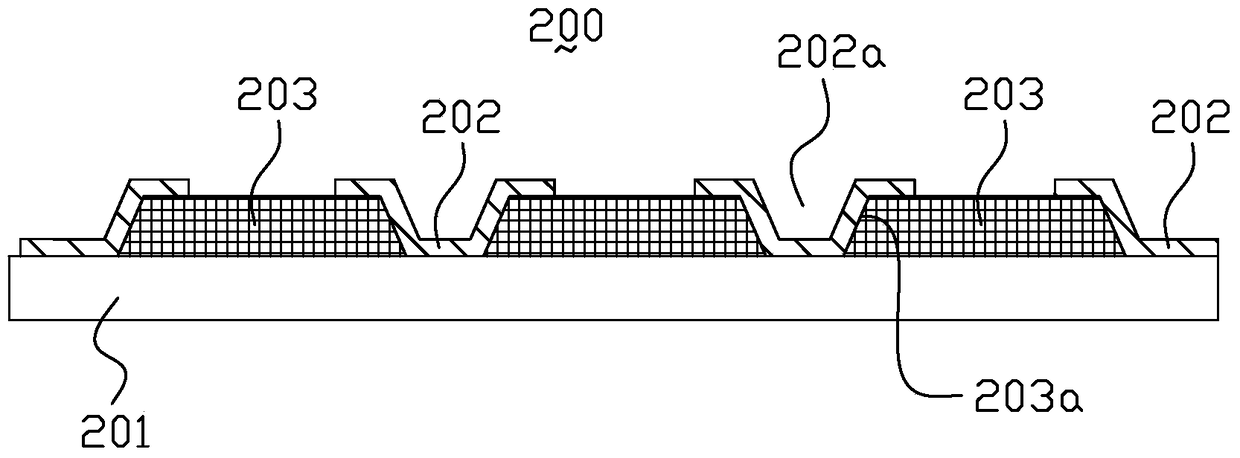 Packaging structure and packaging method of oled display panel