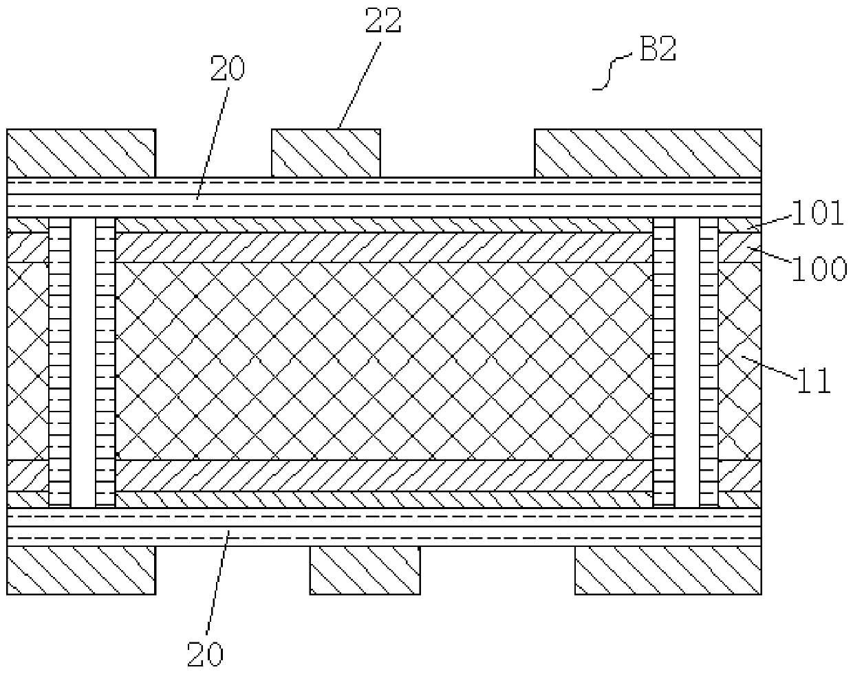 Manufacturing method of packaging substrate based on radio frequency filter