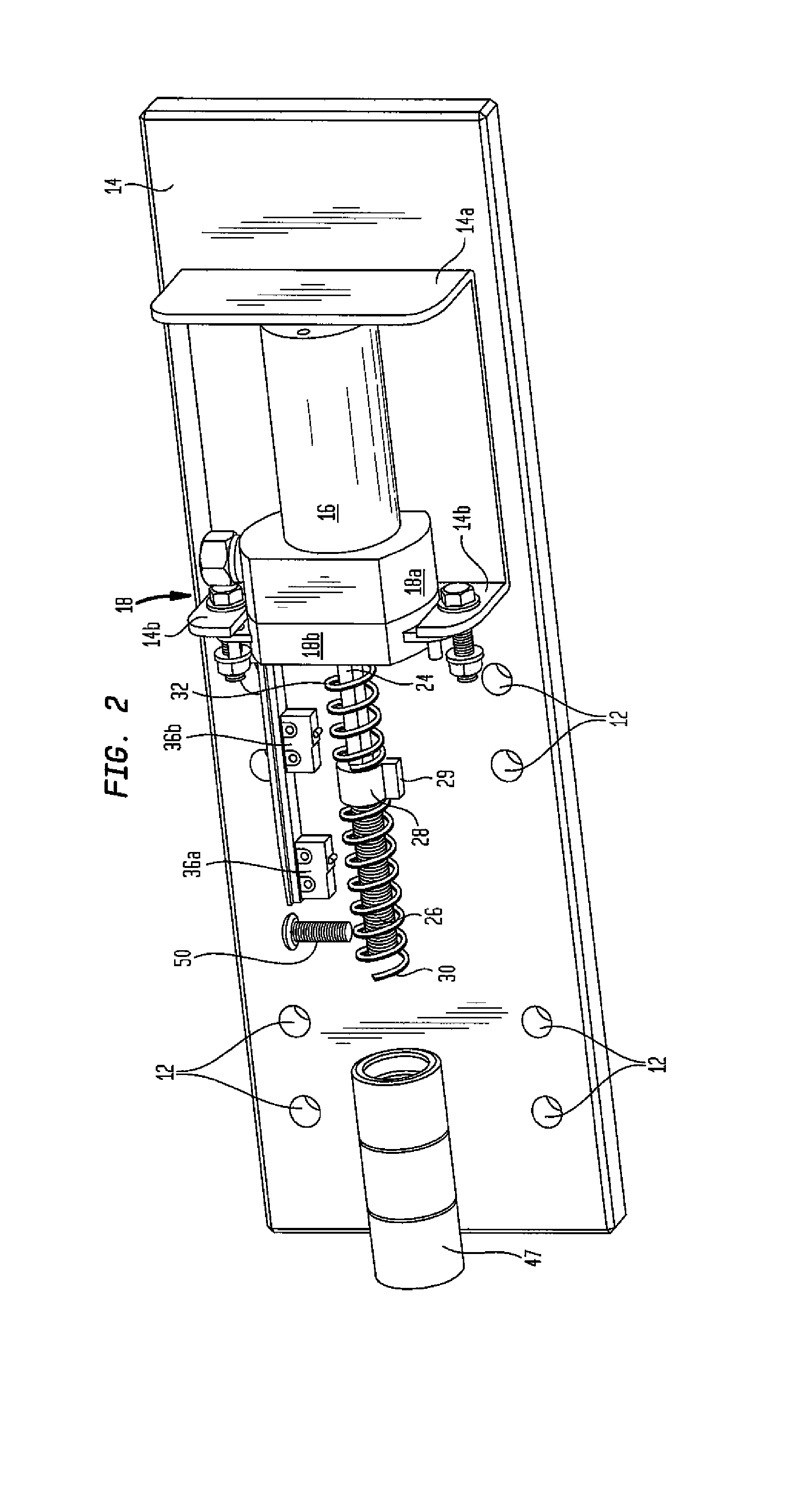 Motor driven lock for truck door