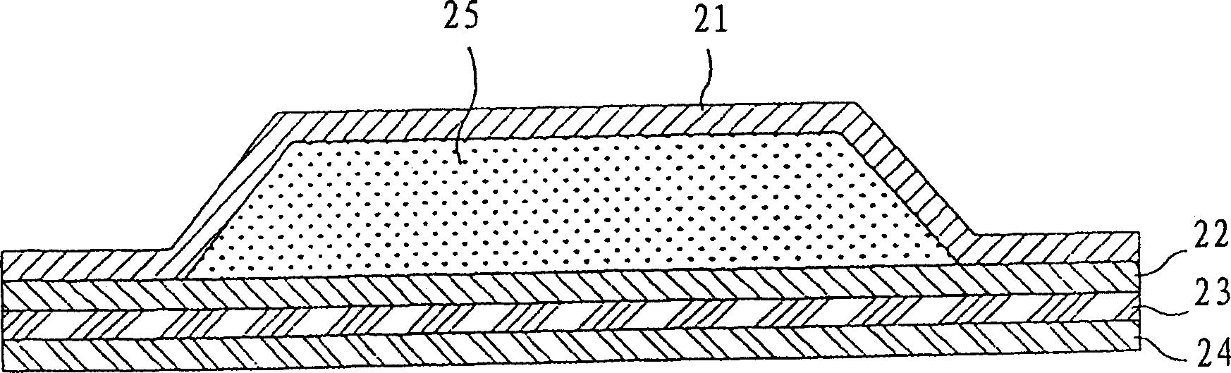 Trans-dermal composition of anti-vomiting agent and preparation containing the same