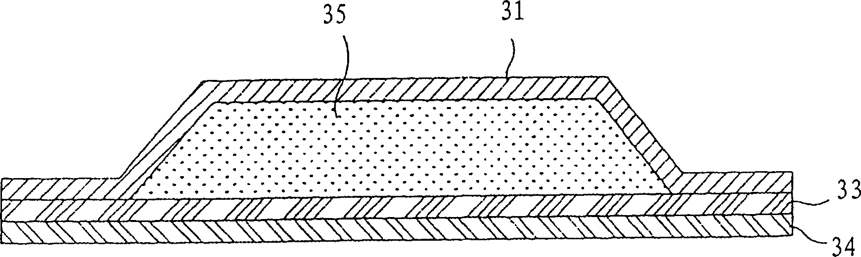 Trans-dermal composition of anti-vomiting agent and preparation containing the same