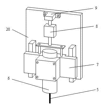 Automatic double-Z-axis electric spark deposition device and method