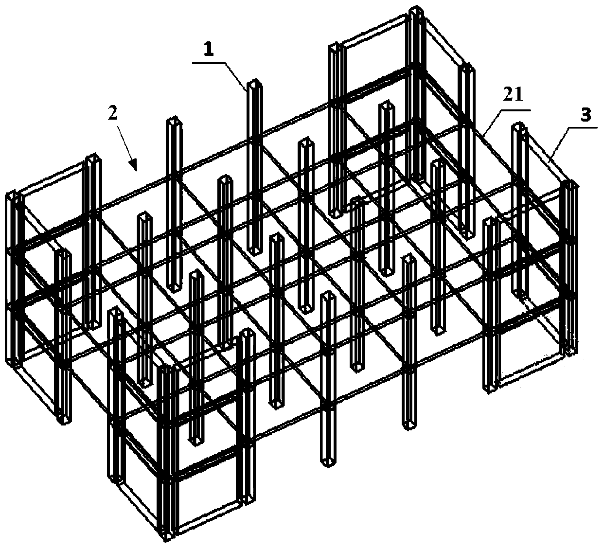 Prefabricated assembled steel joint concrete slab-column structure and its hoisting method