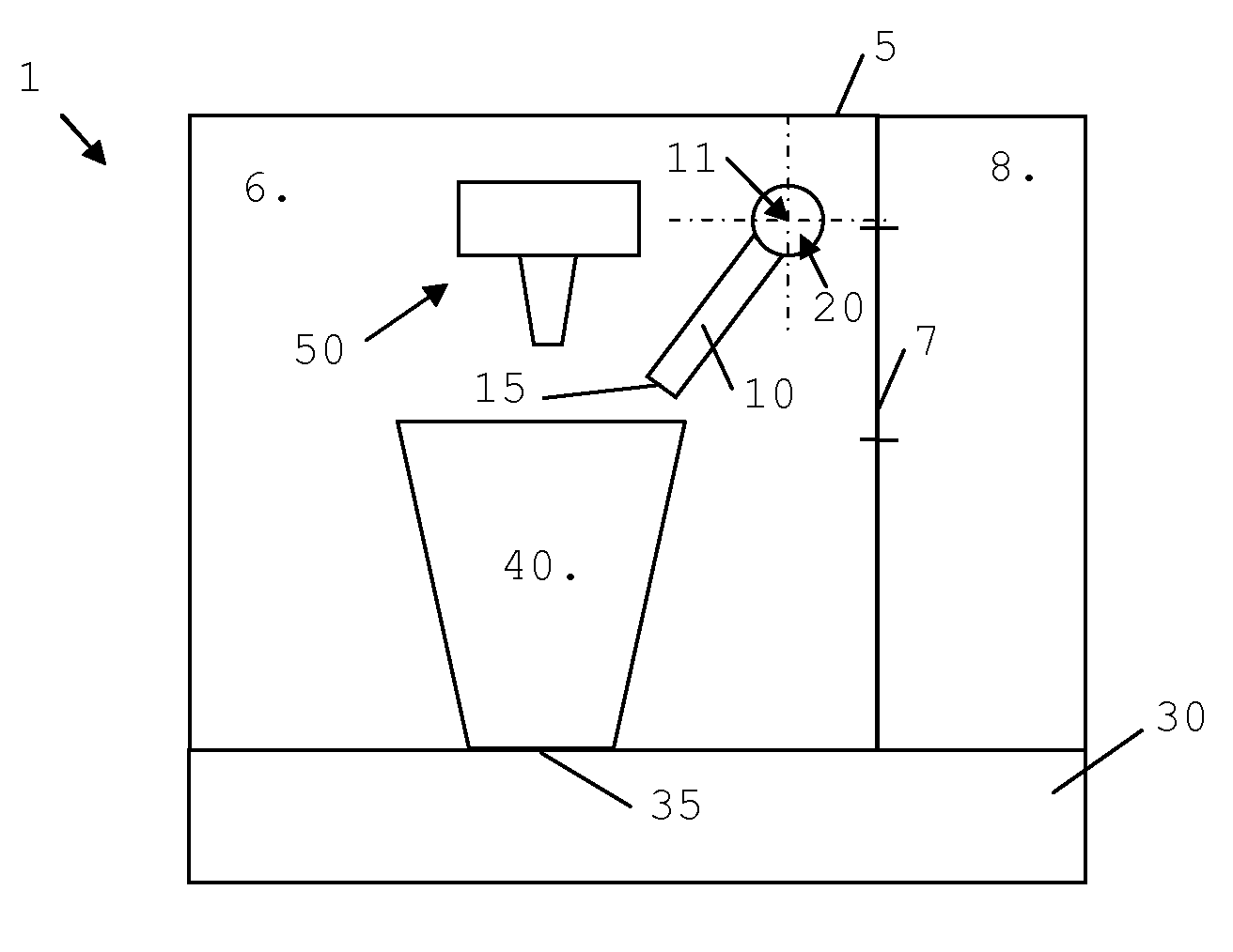 Beverage dispenser with hygienic cleaning cycle