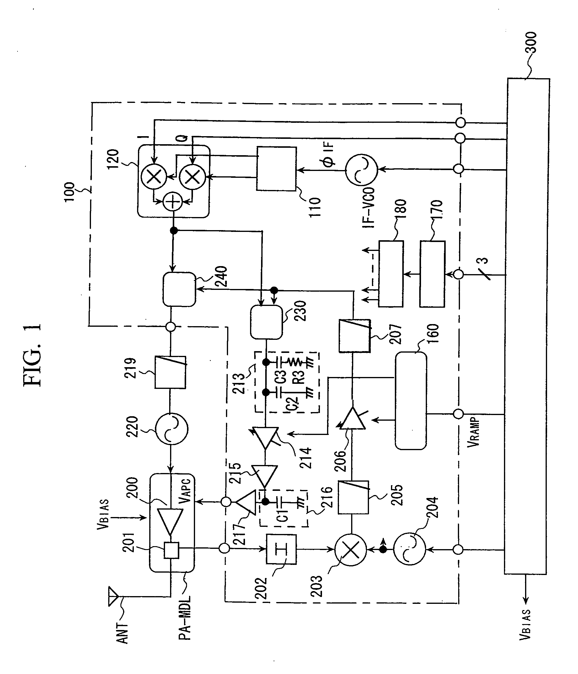 Transmitter and wireless communication apparatus using the transmitter